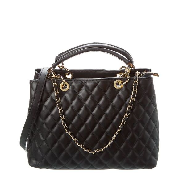 Persaman New York Handbags - Persaman New York Aurora56 Leather Tote, Black